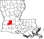 Allen Parish Map