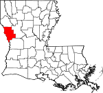 Sabine Parish Map